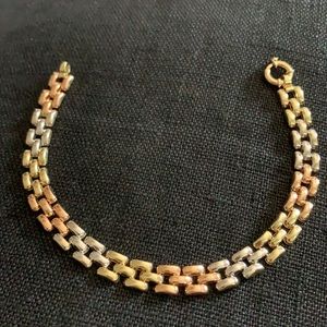 14k Panther Bracelet Italy Aurafin